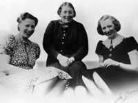 Suzanne, Jean and Margaret Fail
